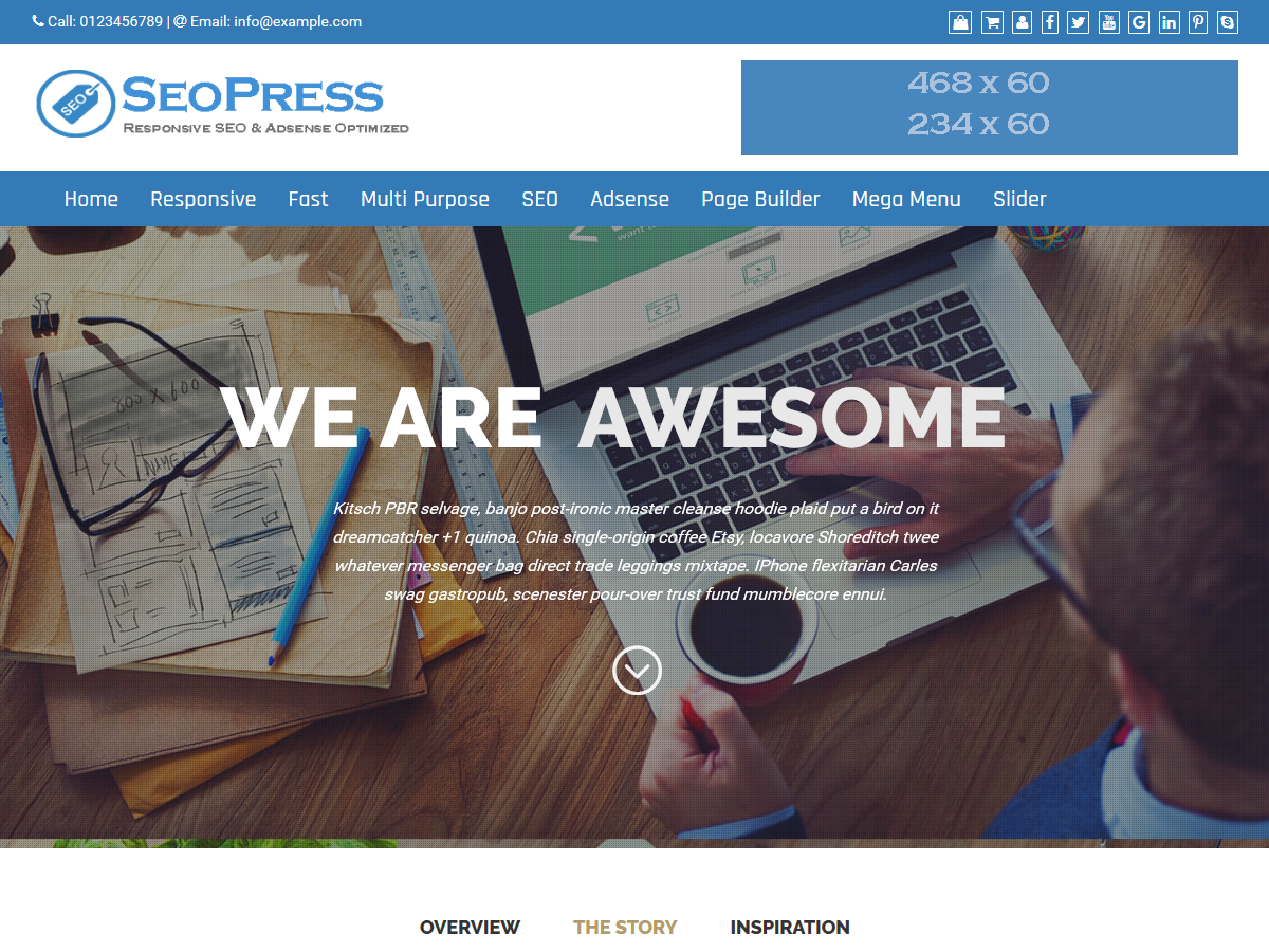 Template SEO Press