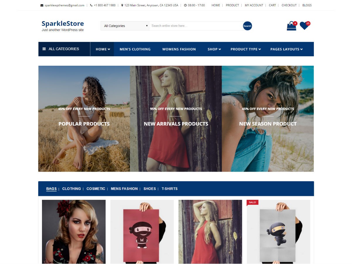 Template Sparklestore