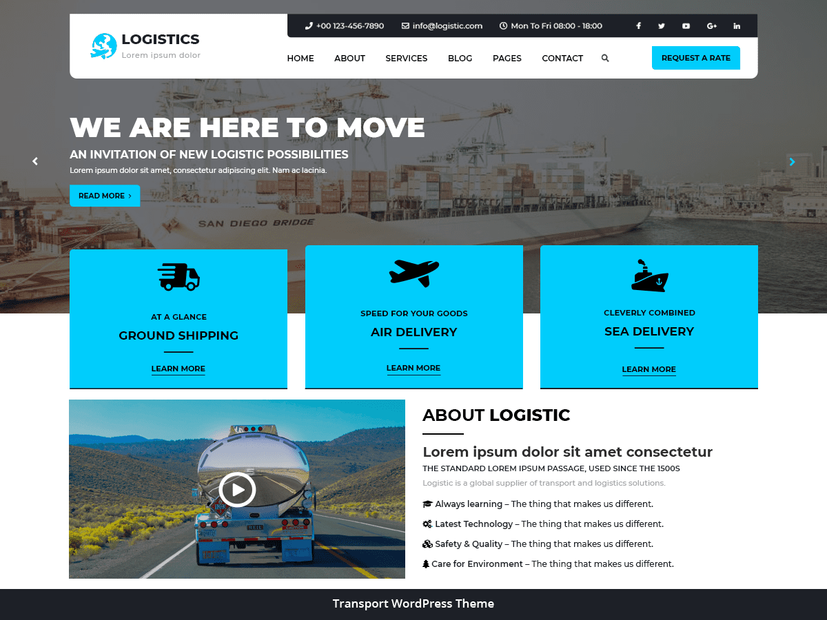 Theme Logistic Transport