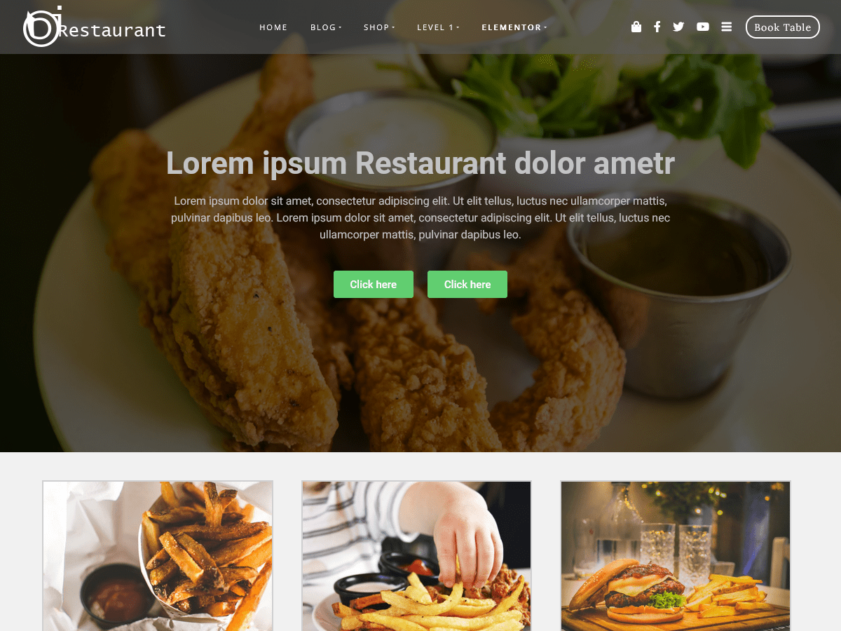 création de sites web pour restaurants