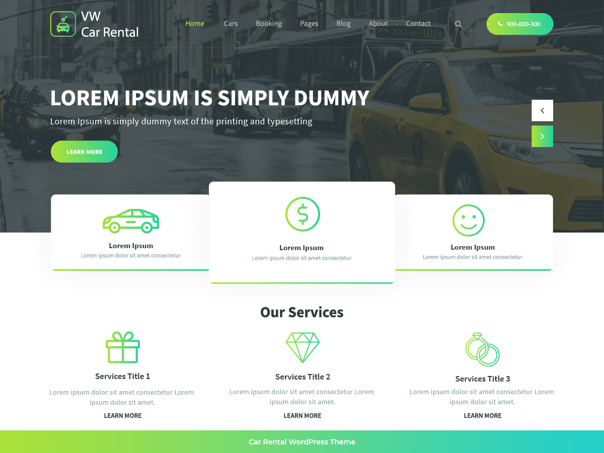 Template VW Car Rental