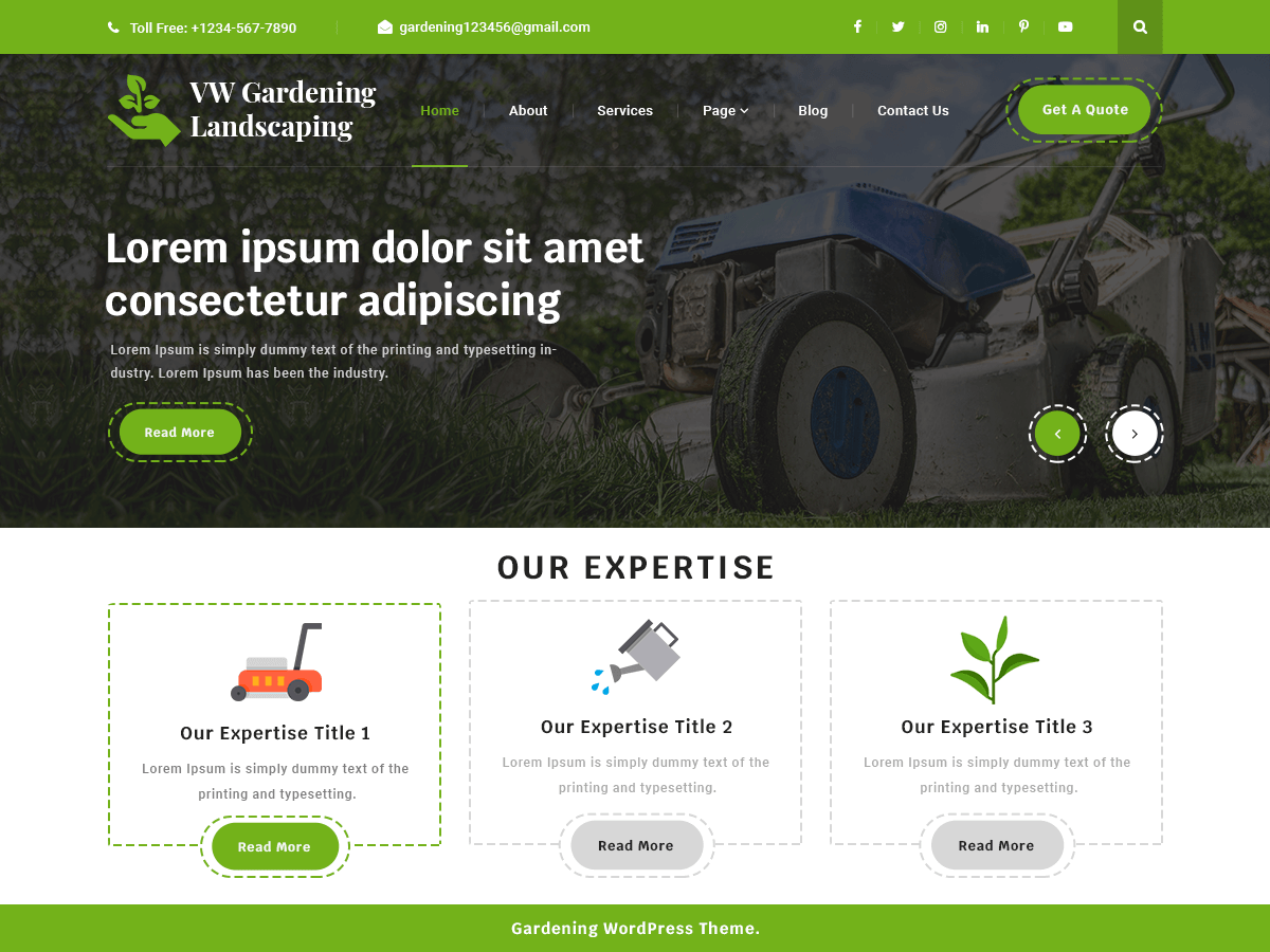 Template VW Gardening