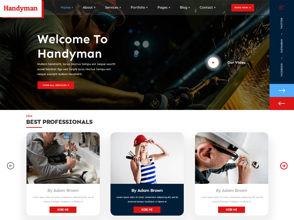 template VW Handyman Services